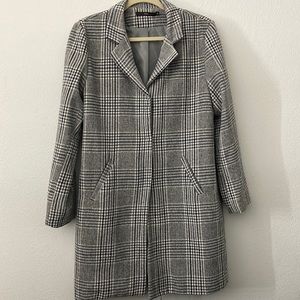 Women’s Plaid Trench Coat